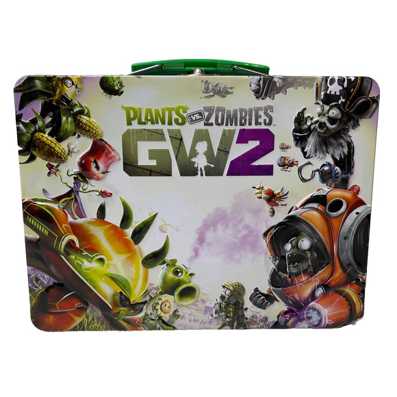 Plant vs Zombies Collectible Tin Lunchbox Game Carry Case Nerd Block GW2 2016 - Picture 3 of 16
